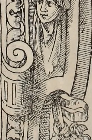 An illustration from Augustissimorum imperatorum, serenissimorum regum, atque archiducum, illustrissimorum principum, necnon comitum, baronum, nobilium, aliorumq[ue] clarissimorum virorum, qui aut ipsi cum imperio bellorum duces fuerunt, aut in iisdem præfecturis insignioribus laudabiliter functi sunt, verissimæ imagines, & rerum ab ipsis domi, forisq[ue] gestarum succinctæ descriptiones. Quorum arma, aut integra, aut horum partes, quibus induti, vsique aduersus hostem heroica facinora patrarunt, aut quorum auspiciis tàm prospera quàm aduersa fortuna res magnæ gestæ sunt, à serenissimo principe Ferdinando, archiduce Austriæ, duce Burgundiæ, comte Habspurgi & Tyrolis &c. ex omnibus ferè orbis terrarum prouinciis partim conquista, partim ab illorum hæredibus & successoribus transmissa, in celebri Ambrosianæ arcis armamentario, à sua serenitate non procul ciutate Oenipontana extructo, conspiciuntur, 1601, leaf 33