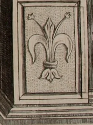 An illustration from Augustissimorum imperatorum, serenissimorum regum, atque archiducum, illustrissimorum principum, necnon comitum, baronum, nobilium, aliorumq[ue] clarissimorum virorum, qui aut ipsi cum imperio bellorum duces fuerunt, aut in iisdem præfecturis insignioribus laudabiliter functi sunt, verissimæ imagines, & rerum ab ipsis domi, forisq[ue] gestarum succinctæ descriptiones. Quorum arma, aut integra, aut horum partes, quibus induti, vsique aduersus hostem heroica facinora patrarunt, aut quorum auspiciis tàm prospera quàm aduersa fortuna res magnæ gestæ sunt, à serenissimo principe Ferdinando, archiduce Austriæ, duce Burgundiæ, comte Habspurgi & Tyrolis &c. ex omnibus ferè orbis terrarum prouinciis partim conquista, partim ab illorum hæredibus & successoribus transmissa, in celebri Ambrosianæ arcis armamentario, à sua serenitate non procul ciutate Oenipontana extructo, conspiciuntur, 1601, leaf 38