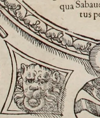 An illustration from Augustissimorum imperatorum, serenissimorum regum, atque archiducum, illustrissimorum principum, necnon comitum, baronum, nobilium, aliorumq[ue] clarissimorum virorum, qui aut ipsi cum imperio bellorum duces fuerunt, aut in iisdem præfecturis insignioribus laudabiliter functi sunt, verissimæ imagines, & rerum ab ipsis domi, forisq[ue] gestarum succinctæ descriptiones. Quorum arma, aut integra, aut horum partes, quibus induti, vsique aduersus hostem heroica facinora patrarunt, aut quorum auspiciis tàm prospera quàm aduersa fortuna res magnæ gestæ sunt, à serenissimo principe Ferdinando, archiduce Austriæ, duce Burgundiæ, comte Habspurgi & Tyrolis &c. ex omnibus ferè orbis terrarum prouinciis partim conquista, partim ab illorum hæredibus & successoribus transmissa, in celebri Ambrosianæ arcis armamentario, à sua serenitate non procul ciutate Oenipontana extructo, conspiciuntur, 1601, leaf 77