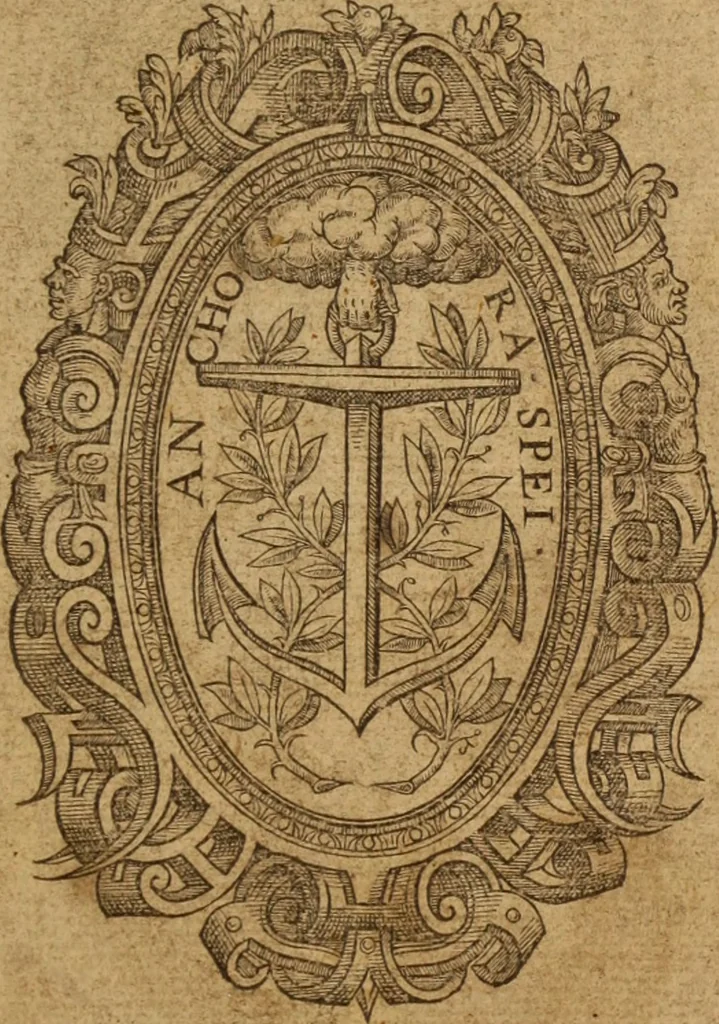 An illustration from The auncient ecclesiasticall histories of the first six hundred yeares after Christ, wrytten in the Greeke tongue by three learned historiographers, Eusebius, Socrates, and Euagrius. Eusebius Pamphilus Bishop of Cæsarea in Palæstina vvrote 10 bookes. Socrates Scholasticus of Constantinople vvrote 7 bookes. Euagrius Scholasticus of Antioch vvrote 6 bookes. VVhereunto is annexed Dorotheus Bishop of Tyrus, of the liues of the prophetes, apostles and 70 disciples. All which authors are faithfully translated out of the Greeke tongue by Meredith Hanmer, Maister of Arte and student in diuinitie. Last of all herein is contayned a profitable chronographie collected by the sayd translator, the title whereof is to be seene in the ende of this volume, with a copious index of the principall matters throughout all the histories, 1577, leaf 4