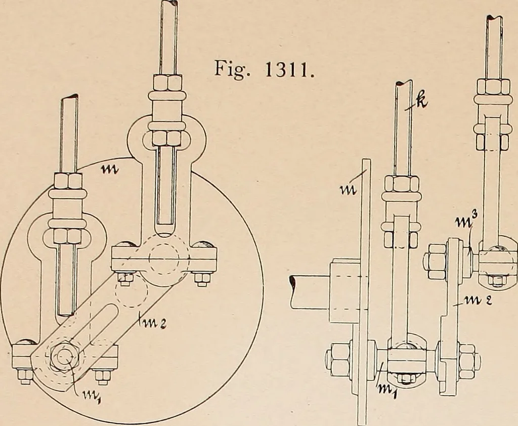 An illustration from Ausführliches Handbuch der Weberei. Ein Lehr- und Hilfsbuch für Fabrikanten, Weber und Webschüler, 1909, leaf 120