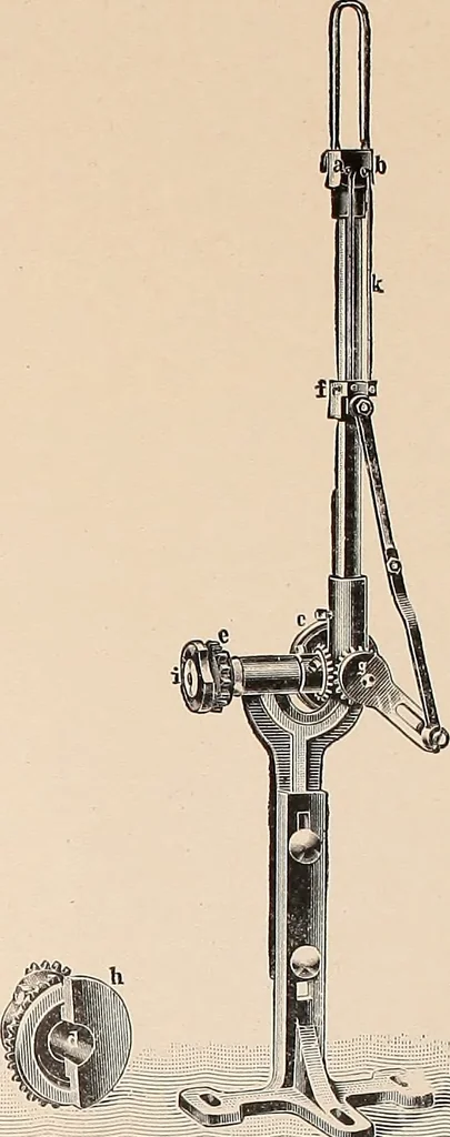 An illustration from Ausführliches Handbuch der Weberei. Ein Lehr- und Hilfsbuch für Fabrikanten, Weber und Webschüler, 1909, leaf 136
