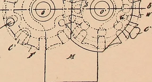 An illustration from Ausführliches Handbuch der Weberei. Ein Lehr- und Hilfsbuch für Fabrikanten, Weber und Webschüler, 1909, leaf 142