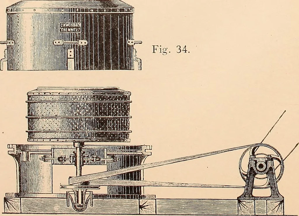 An illustration from Ausführliches Handbuch der Weberei. Ein Lehr- und Hilfsbuch für Fabrikanten, Weber und Webschüler, 1909, leaf 15