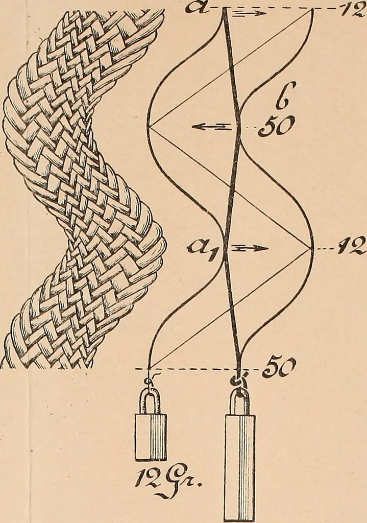 An illustration from Ausführliches Handbuch der Weberei. Ein Lehr- und Hilfsbuch für Fabrikanten, Weber und Webschüler, 1909, leaf 152