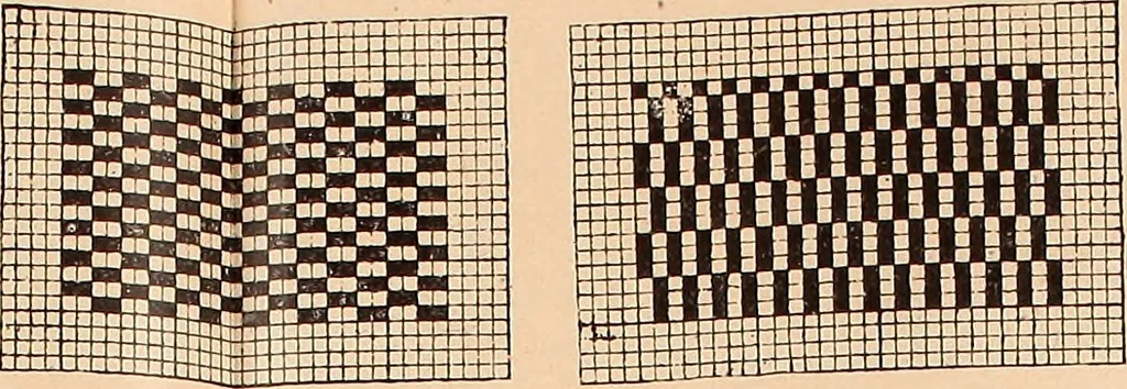 An illustration from Ausführliches Handbuch der Weberei. Ein Lehr- und Hilfsbuch für Fabrikanten, Weber und Webschüler, 1909, leaf 27