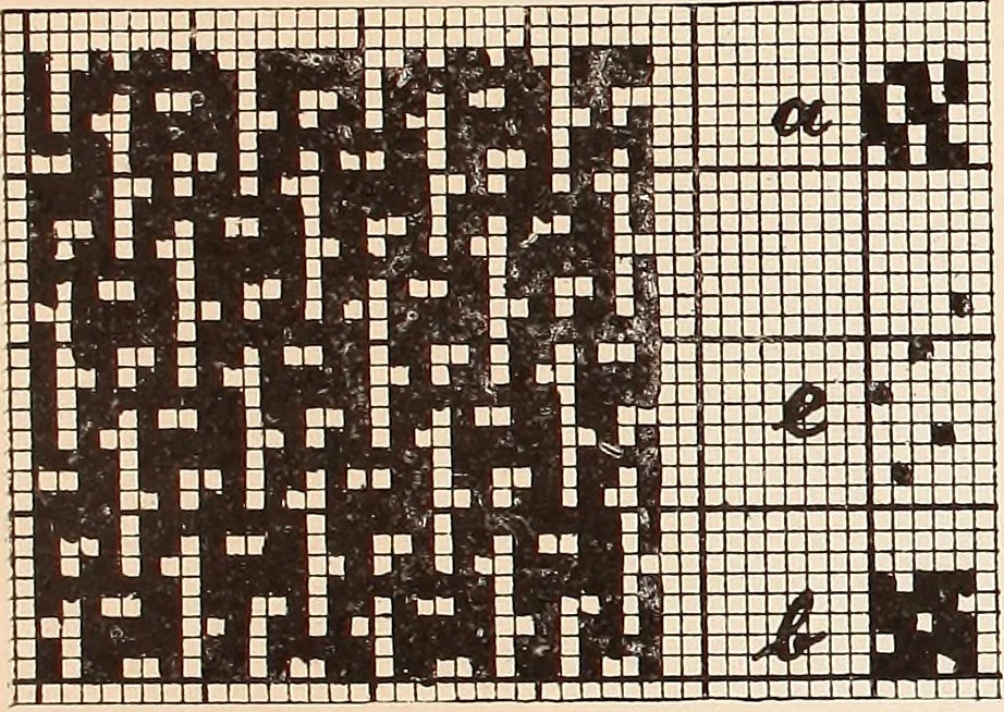 An illustration from Ausführliches Handbuch der Weberei. Ein Lehr- und Hilfsbuch für Fabrikanten, Weber und Webschüler, 1909, leaf 34