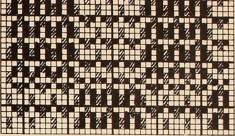 An illustration from Ausführliches Handbuch der Weberei. Ein Lehr- und Hilfsbuch für Fabrikanten, Weber und Webschüler, 1909, leaf 36