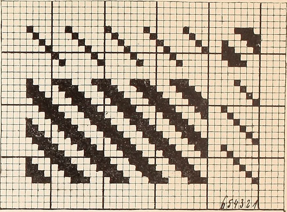 An illustration from Ausführliches Handbuch der Weberei. Ein Lehr- und Hilfsbuch für Fabrikanten, Weber und Webschüler, 1909, leaf 42