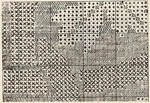 An illustration from Ausführliches Handbuch der Weberei. Ein Lehr- und Hilfsbuch für Fabrikanten, Weber und Webschüler, 1909, leaf 54
