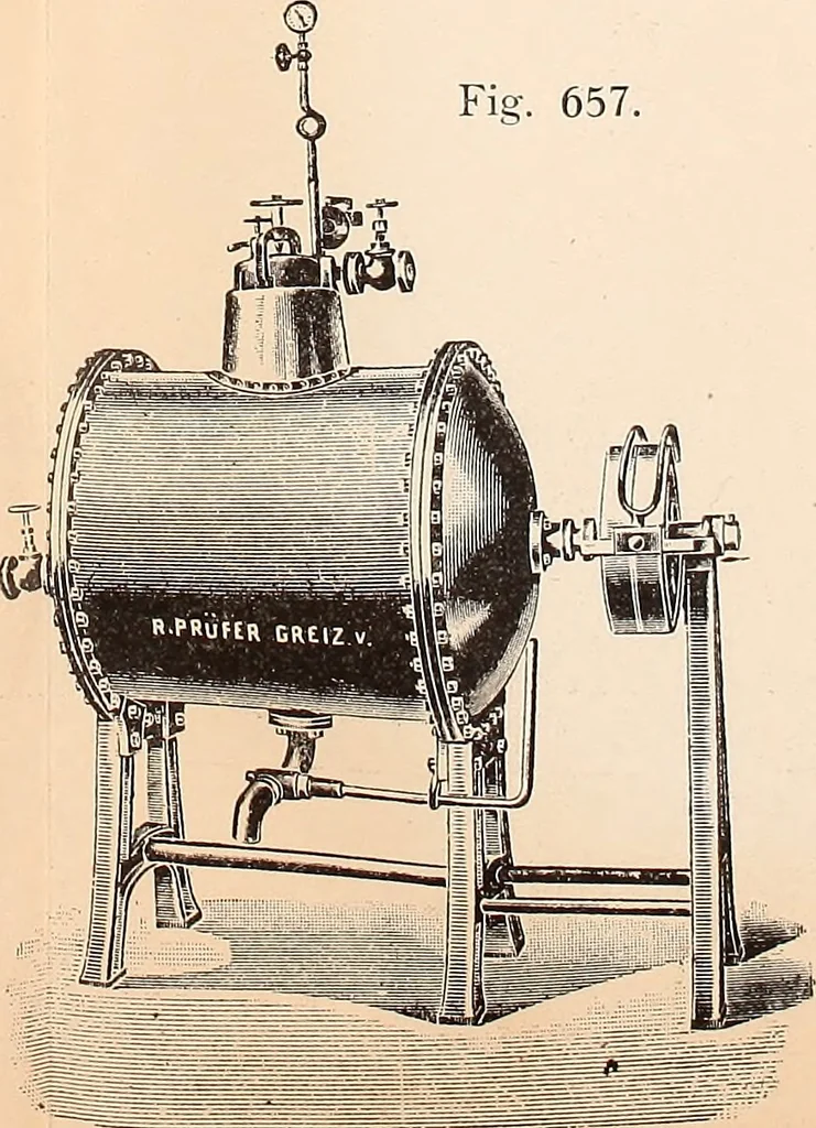 An illustration from Ausführliches Handbuch der Weberei. Ein Lehr- und Hilfsbuch für Fabrikanten, Weber und Webschüler, 1909, leaf 64
