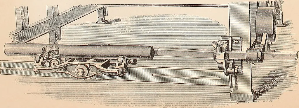 An illustration from Ausführliches Handbuch der Weberei. Ein Lehr- und Hilfsbuch für Fabrikanten, Weber und Webschüler, 1909, leaf 72