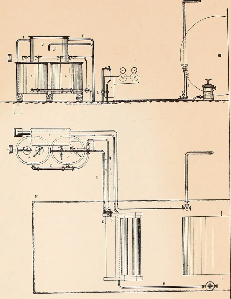 An illustration from Ausführliches Handbuch der Weberei. Ein Lehr- und Hilfsbuch für Fabrikanten, Weber und Webschüler, 1909, leaf 72