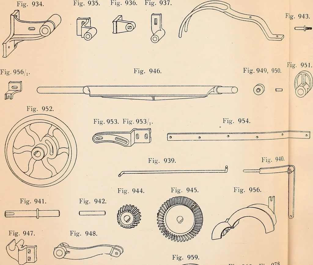 An illustration from Ausführliches Handbuch der Weberei. Ein Lehr- und Hilfsbuch für Fabrikanten, Weber und Webschüler, 1909, leaf 84
