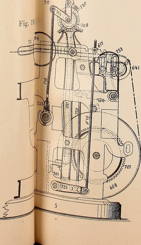 An illustration from Ausführliches Handbuch der Weberei. Ein Lehr- und Hilfsbuch für Fabrikanten, Weber und Webschüler, 1909, leaf 99