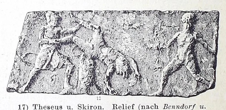 An illustration from Ausführliches Lexikon der griechischen und römischen Mythologie, 1884, leaf 404