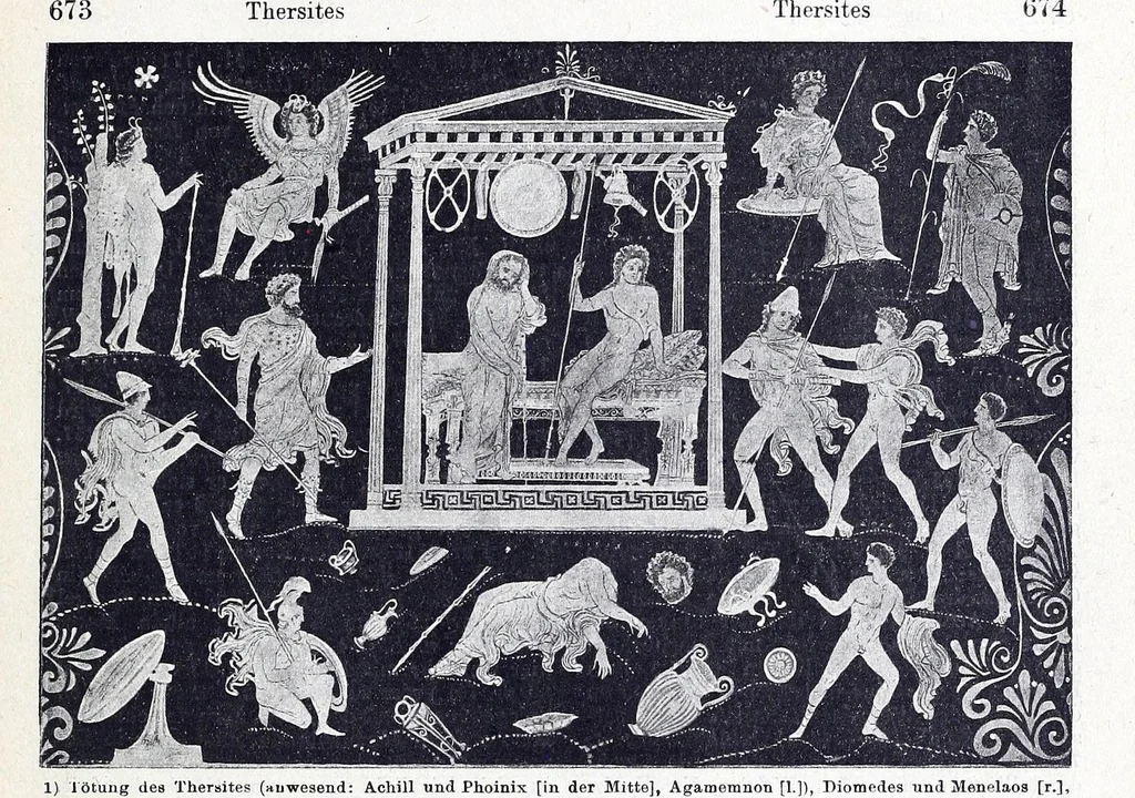 An illustration from Ausführliches Lexikon der griechischen und römischen Mythologie, 1884, leaf 501