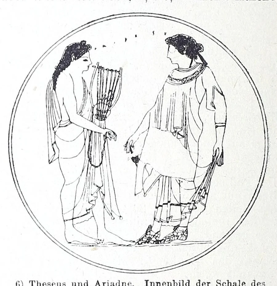 An illustration from Ausführliches Lexikon der griechischen und römischen Mythologie, 1884, leaf 518