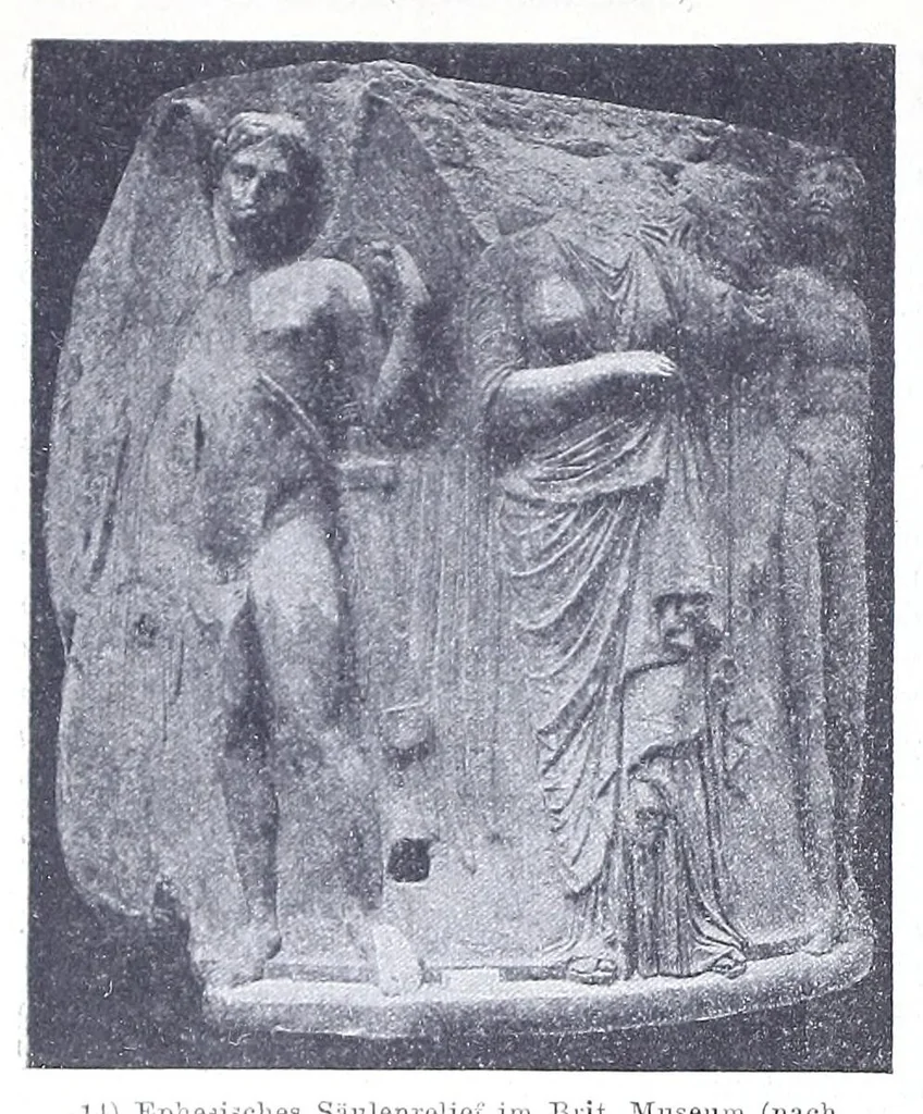 An illustration from Ausführliches Lexikon der griechischen und römischen Mythologie, 1884, leaf 568