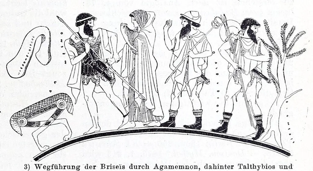 An illustration from Ausführliches Lexikon der griechischen und römischen Mythologie, 1884, leaf 809