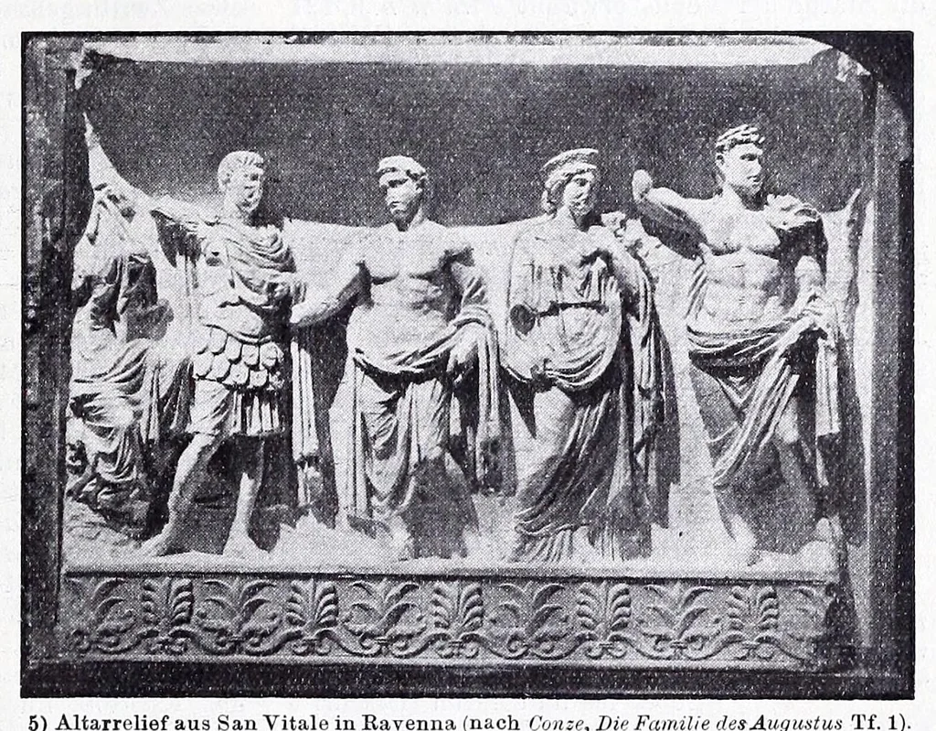 An illustration from Ausführliches Lexikon der griechischen und römischen Mythologie, 1884, leaf 105