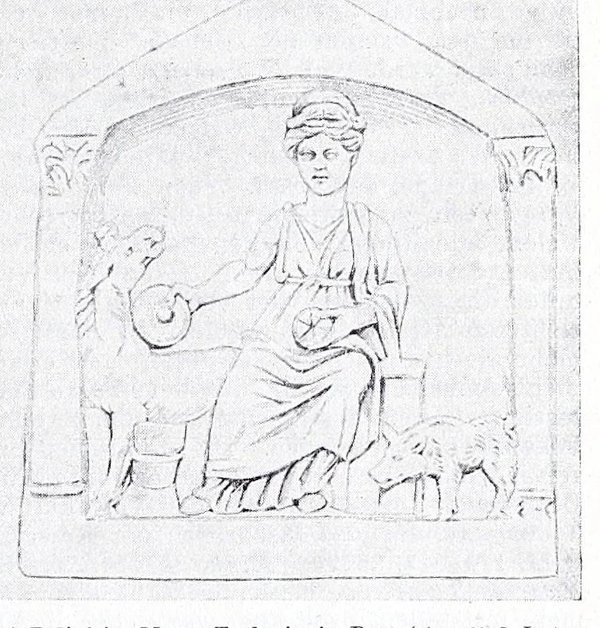 An illustration from Ausführliches Lexikon der griechischen und römischen Mythologie, 1884, leaf 129