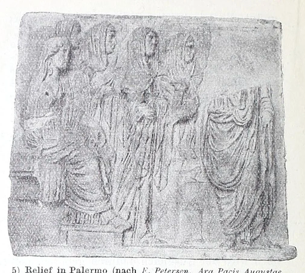 An illustration from Ausführliches Lexikon der griechischen und römischen Mythologie, 1884, leaf 146