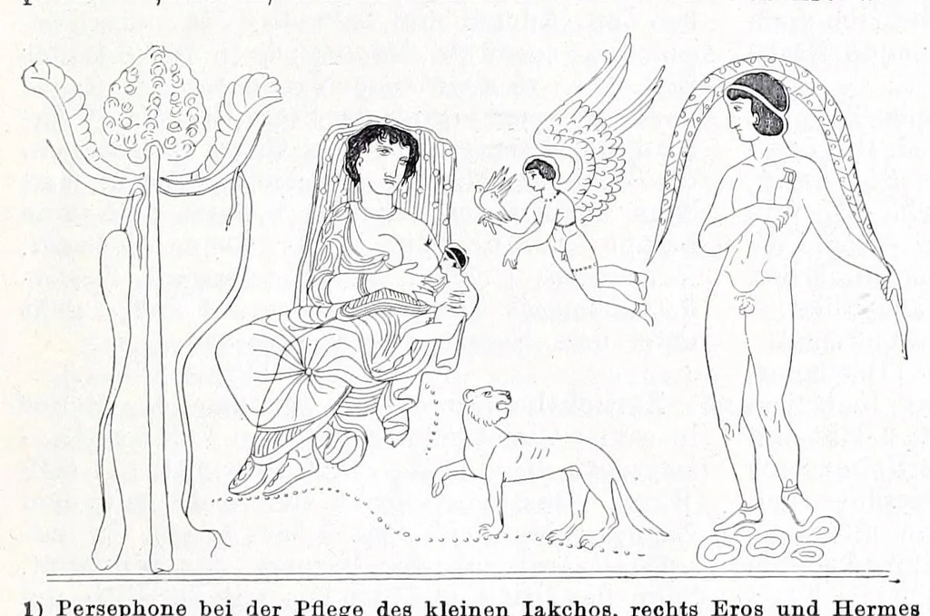 An illustration from Ausführliches Lexikon der griechischen und römischen Mythologie, 1884, leaf 281