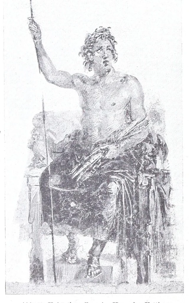 An illustration from Ausführliches Lexikon der griechischen und römischen Mythologie, 1884, leaf 388