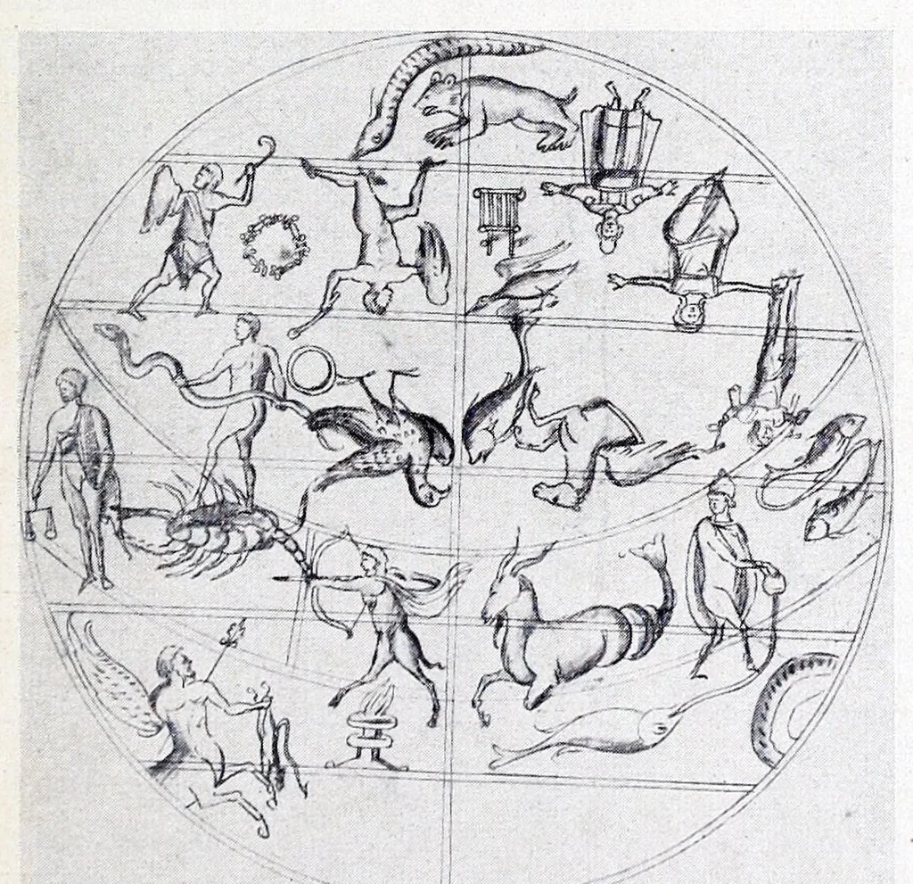 An illustration from Ausführliches Lexikon der griechischen und römischen Mythologie, 1884, leaf 471