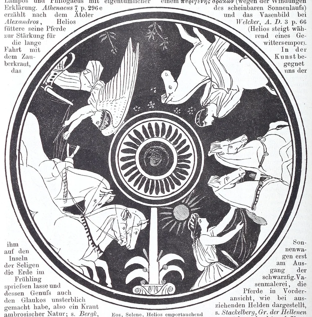 An illustration from Ausführliches Lexikon der griechischen und römischen Mythologie, 1884, leaf 290