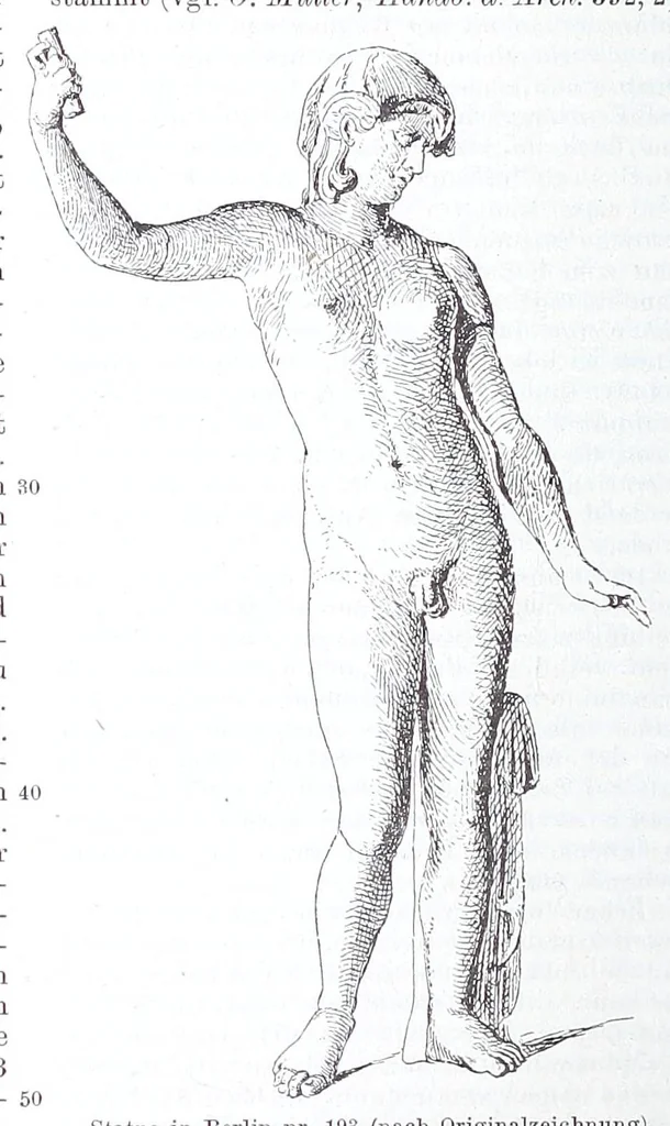An illustration from Ausführliches Lexikon der griechischen und römischen Mythologie, 1884, leaf 448