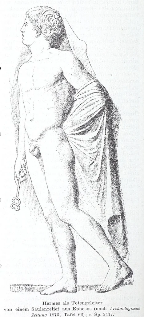 An illustration from Ausführliches Lexikon der griechischen und römischen Mythologie, 1884, leaf 494