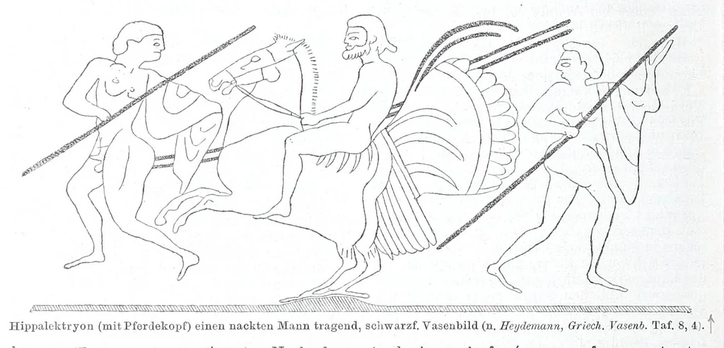 An illustration from Ausführliches Lexikon der griechischen und römischen Mythologie, 1884, leaf 618