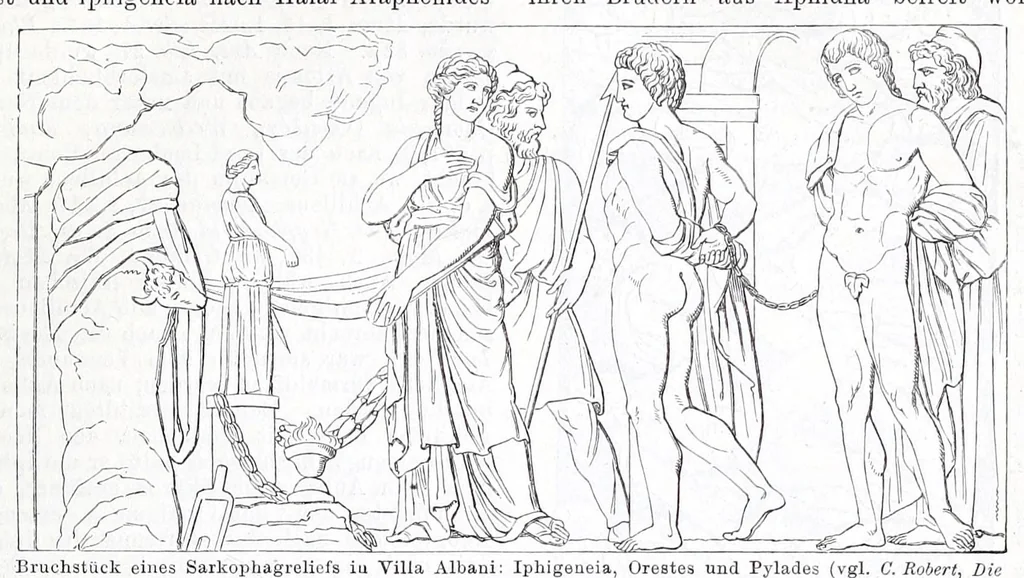 An illustration from Ausführliches Lexikon der griechischen und römischen Mythologie, 1884, leaf 161