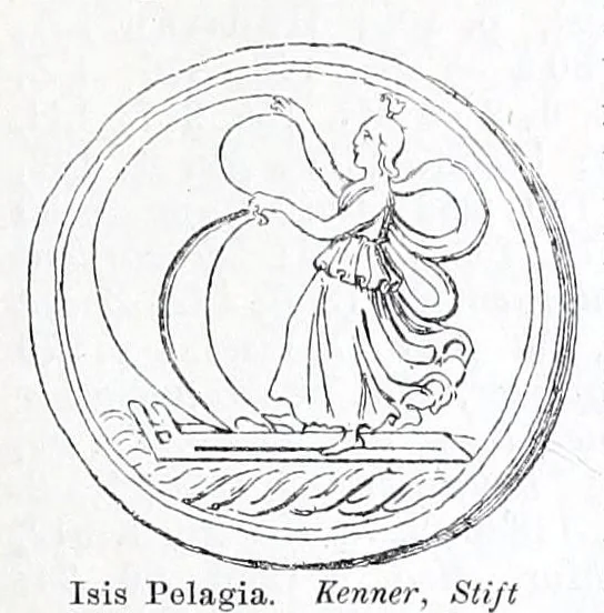 An illustration from Ausführliches Lexikon der griechischen und römischen Mythologie, 1884, leaf 253