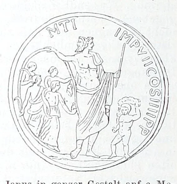 An illustration from Ausführliches Lexikon der griechischen und römischen Mythologie, 1884, leaf 36