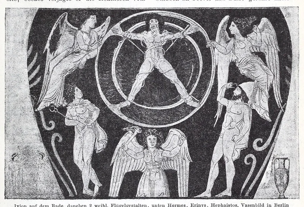 An illustration from Ausführliches Lexikon der griechischen und römischen Mythologie, 1884, leaf 395