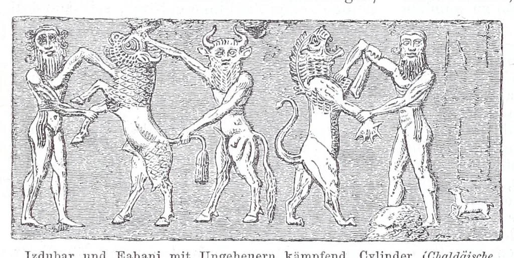 An illustration from Ausführliches Lexikon der griechischen und römischen Mythologie, 1884, leaf 406