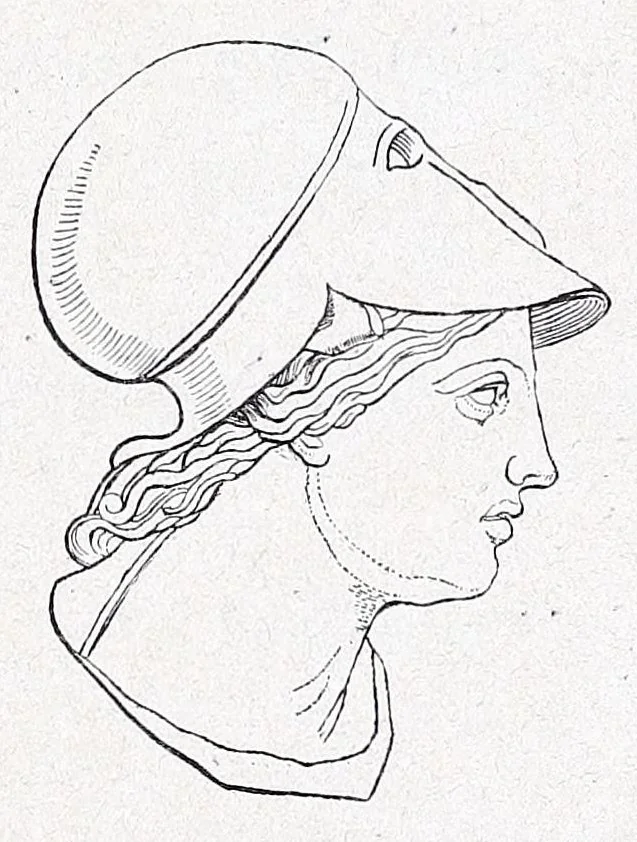 An illustration from Ausführliches Lexikon der griechischen und römischen Mythologie, 1884, leaf 5