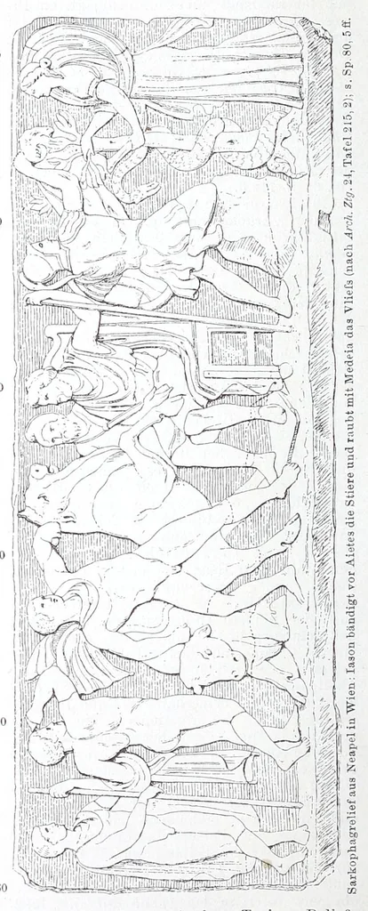 An illustration from Ausführliches Lexikon der griechischen und römischen Mythologie, 1884, leaf 50