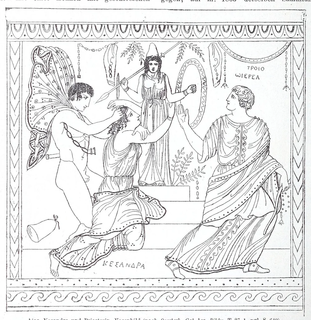 An illustration from Ausführliches Lexikon der griechischen und römischen Mythologie, 1884, leaf 502