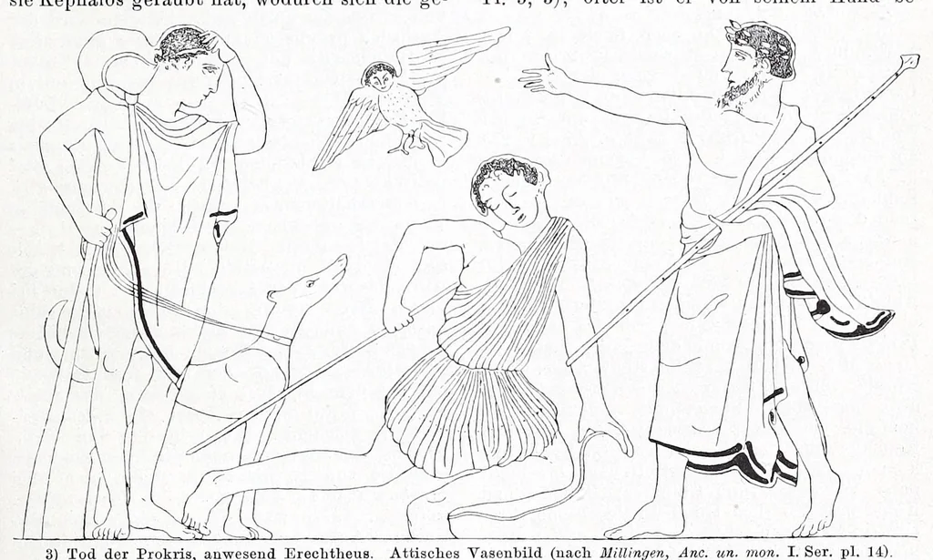 An illustration from Ausführliches Lexikon der griechischen und römischen Mythologie, 1884, leaf 559