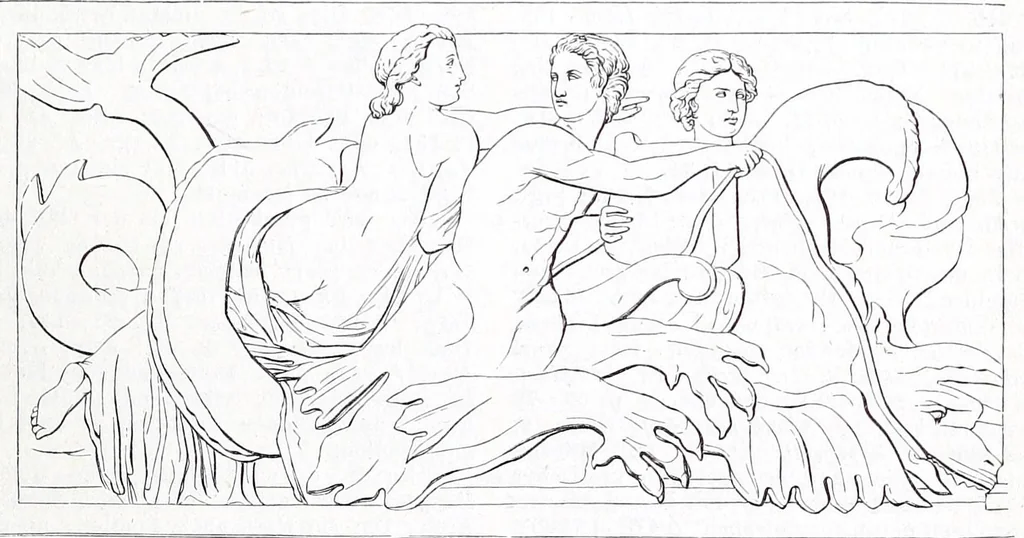 An illustration from Ausführliches Lexikon der griechischen und römischen Mythologie, 1884, leaf 57