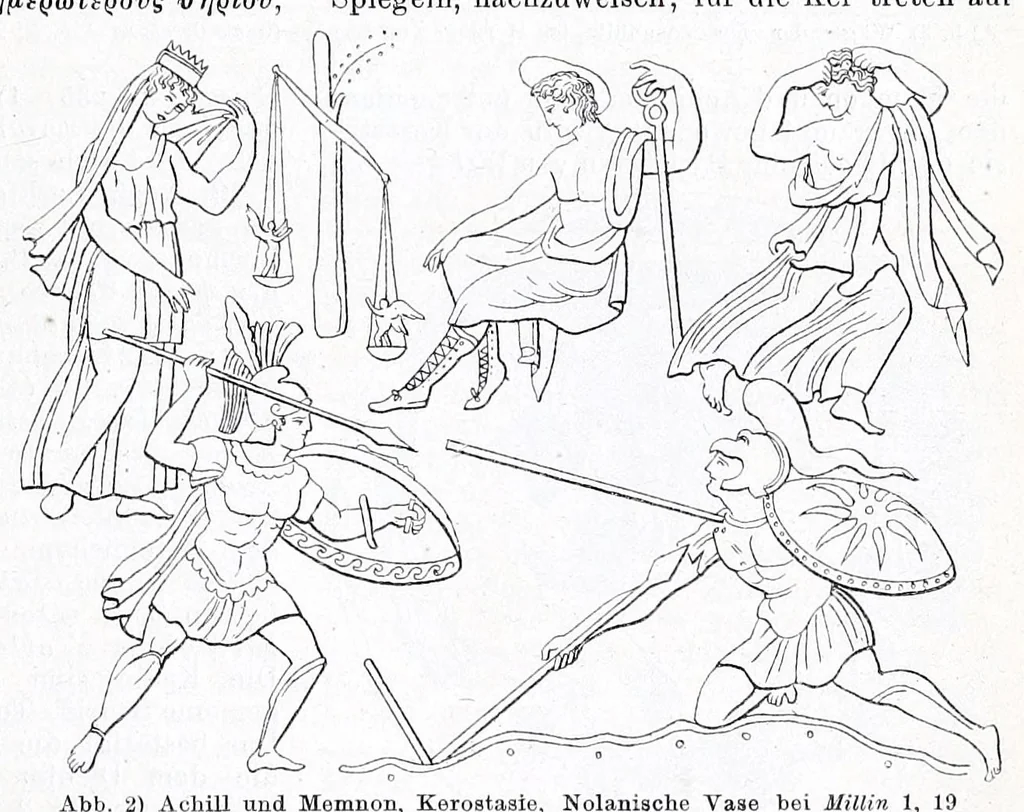 An illustration from Ausführliches Lexikon der griechischen und römischen Mythologie, 1884, leaf 579