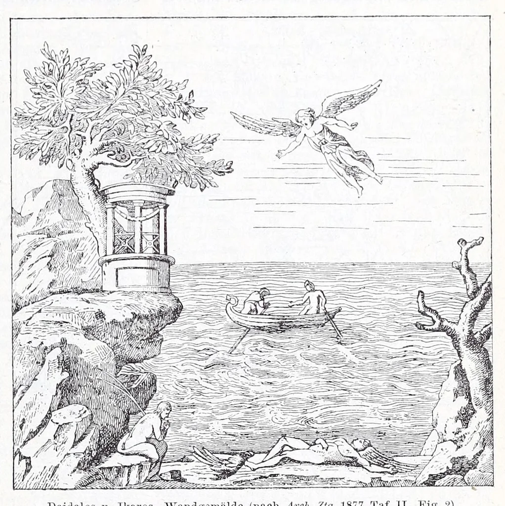 An illustration from Ausführliches Lexikon der griechischen und römischen Mythologie, 1884, leaf 67
