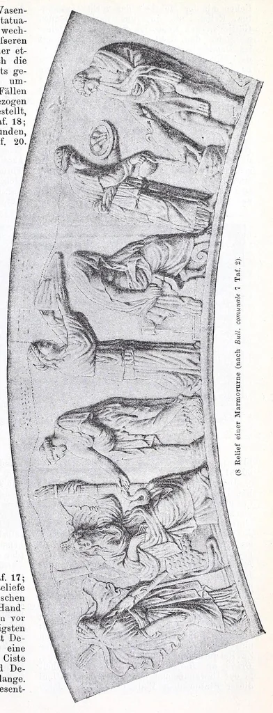 An illustration from Ausführliches Lexikon der griechischen und römischen Mythologie, 1884, leaf 687