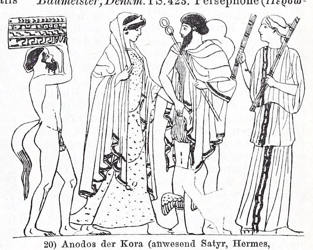 An illustration from Ausführliches Lexikon der griechischen und römischen Mythologie, 1884, leaf 697