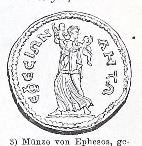 An illustration from Ausführliches Lexikon der griechischen und römischen Mythologie, 1884, leaf 107