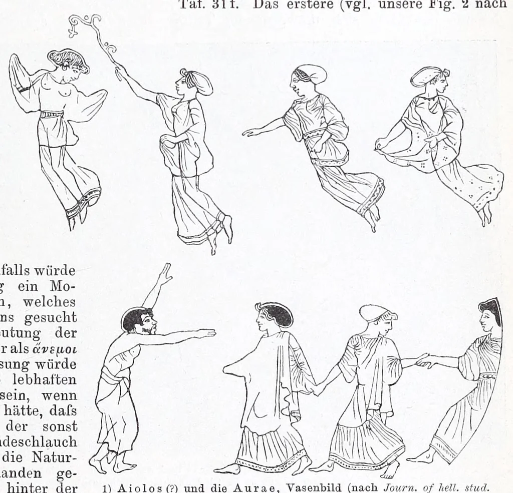 An illustration from Ausführliches Lexikon der griechischen und römischen Mythologie, 1884, leaf 195